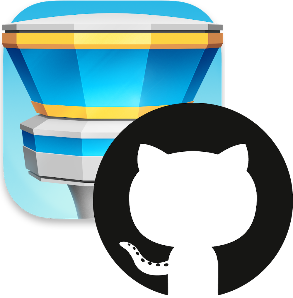 App icons for GitHub and Tower